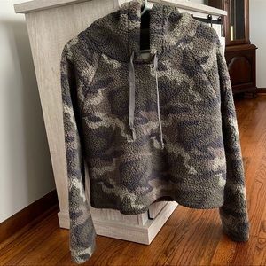 American Eagle Chamo Sherpa Hoodie